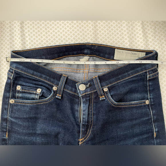 Rag & Bone Skinny Jeans. Colour heritage (dark blue) - Picture 10 of 10